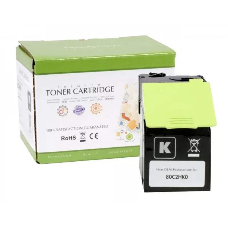 Συμβατή Static-Control Lexmark 802HK, Μαύρο, υψηλή απόδοση, 4000 Σ. (80C2HC0)