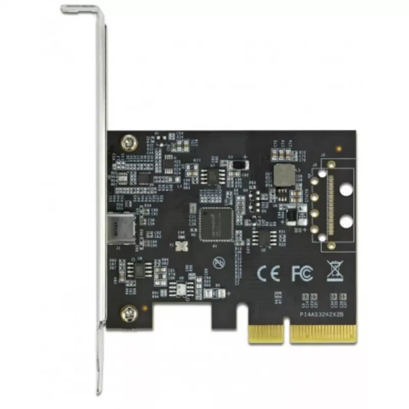 DeLOCK - Προσαρμογέας USB - PCIe 3.0 x4 Low-Profile - USB 3.2 Gen 2x2 x 1 (89036)
