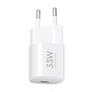Τροφοδοτικό Xiaomi 33W Nano USB-C EU Φορτιστής τοίχου – 33 W έξοδος USB-C για τηλέφωνα και tablet