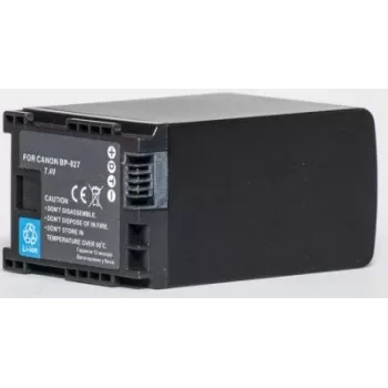 Επαναφορτιζόμενη μπαταρία κάμερας Extra Digital BP-827, Li-ion 3200mAh, συμβατή με Canon BP-827