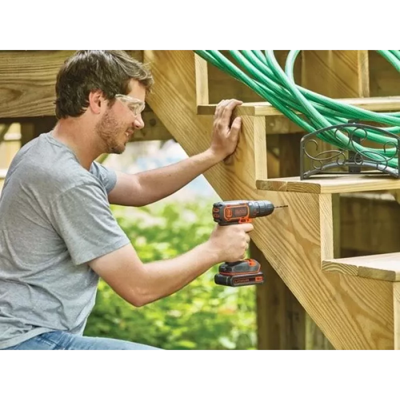 BLACK+DECKER 18V Δραπανοκατσάβιδο BDCDC18BAFC-QW