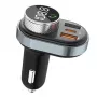 Ακουστικά hands-free Awei C-843 Bluetooth 5.0 με πομπό FM, θύρες USB και USB-C