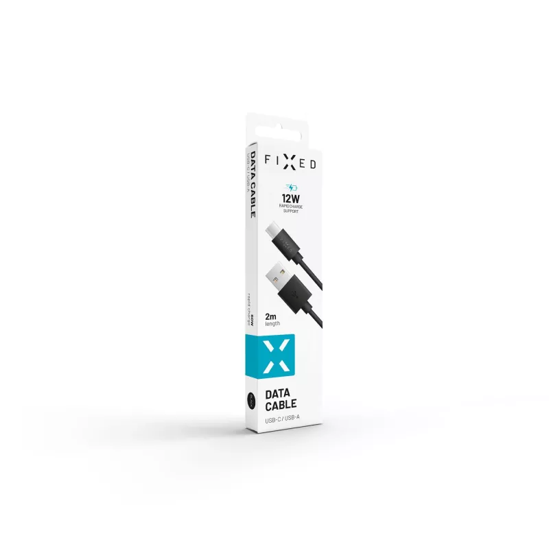 Καλώδιο δεδομένων και φόρτισης USB σε USB-C FIXED FIXD-UC2M-BK — 2,0 m, Μαύρο