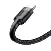 Baseus Cafule USB σε USB-C 3A 1m (γκρι-μαύρο)