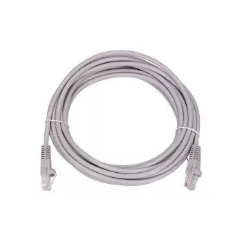 Καλώδιο Patch δικτύου Extralink Cat5e UTP 5 m — RJ-45 σε RJ-45, γκρι