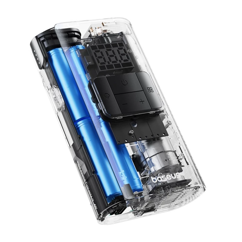 Φακός Baseus PrimeTrip VA1 2-in-1 αντλία, μαύρο