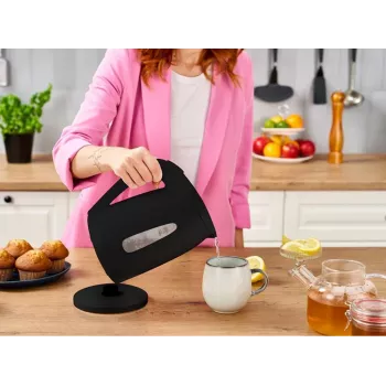 Ηλεκτρικός βραστήρας LAFE 1,7 l 2200 W μαύρο