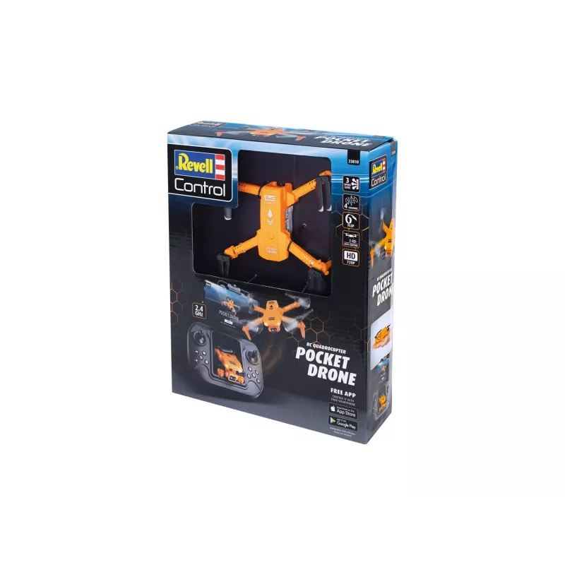 RC-Quadrocopter REVELL Pocket Drone 23810 — 2,4 GHz, τηλεχειριστήριο 4 καναλιών