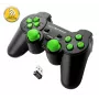 Ενσύρματο gamepad ESPERANZA EGG108G — USB 2.0, 12 πλήκτρα, αναλογικό/ψηφιακό, D-Pad, για PC και PlayStation 3, μαύρο/πράσινο