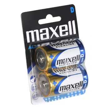 Αλκαλική μπαταρία μίας χρήσης MAXELL D 1,5V (κυλινδρική) – 2 τεμ., blister