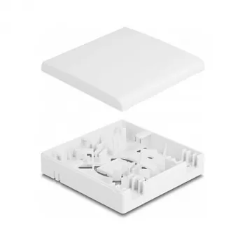 Πρίζα σύνδεσης οπτικών ινών DeLOCK 2 x SC Simplex LC Duplex λευκό