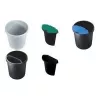 Helit κάδος απορριμμάτων H6106995 6 λίτρων για H 61061/H 61062 μαύρος