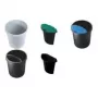 Helit κάδος απορριμμάτων H6106995 6 λίτρων για H 61061/H 61062 μαύρος