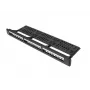 Patch panel 1U LANBERG PPKS-1124-B, 24 θύρες, 1U, ABS, μαύρο, 482,6×44,5×154 mm