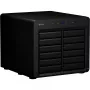 Θήκη HDD/SSD Synology DX1222 12 δίσκοι 192 TB Μαύρο