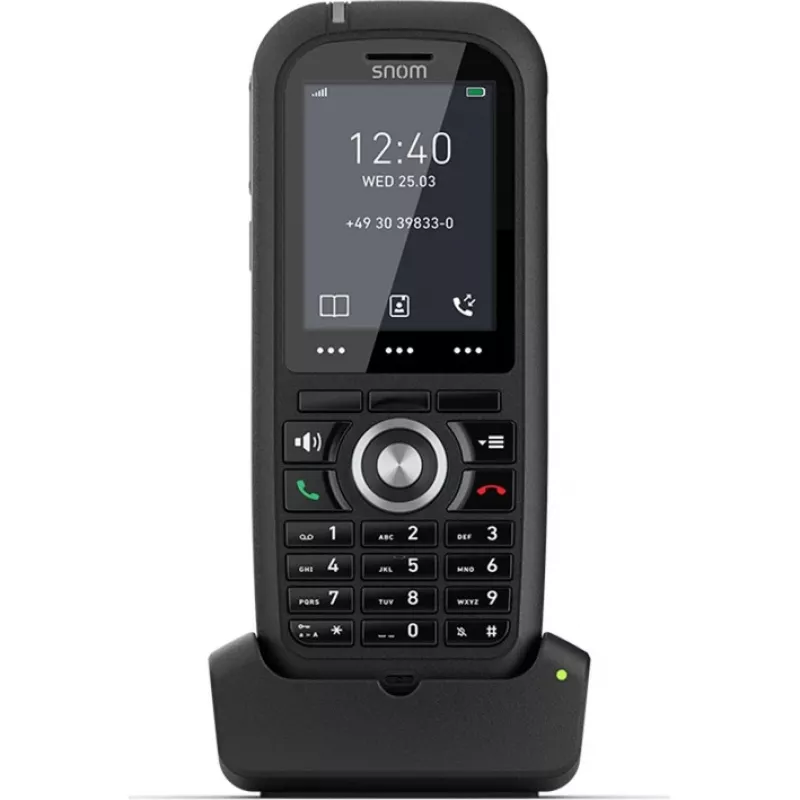 Snom M80 ασύρματο τηλέφωνο DECT με οθόνη κλήσης μαύρο