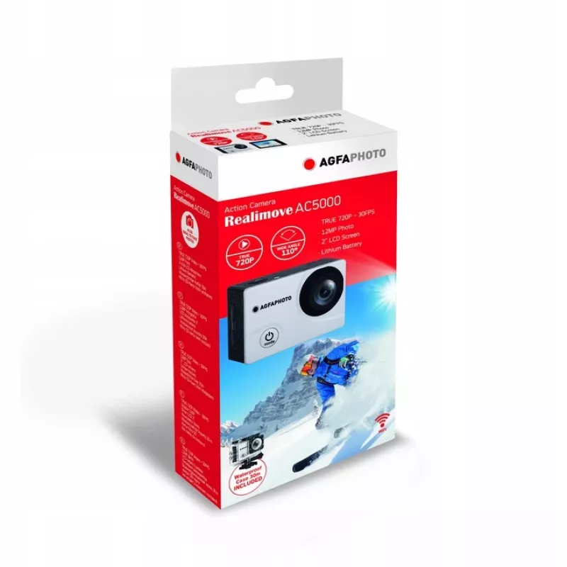 Αθλητική κάμερα AgfaPhoto Realimove AC5000 12 MP Full HD Wi‑Fi