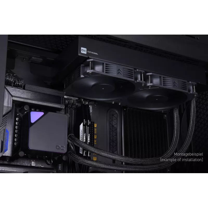 Υδρόψυκτρο All-in-One Alphacool Core Ocean T38 AIO 280 mm 14 cm Μαύρο