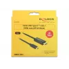 Προσαρμογέας καλωδίου βίντεο DeLOCK 85259 USB Type-C σε HDMI 2m μαύρο