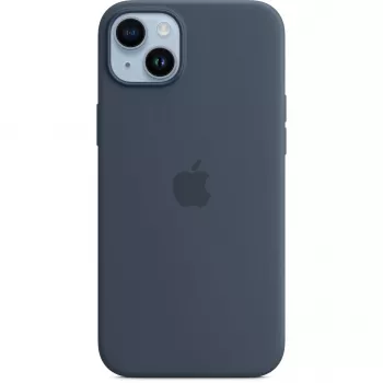 Θήκη σιλικόνης Apple iPhone 14 Plus MagSafe Storm Blue
