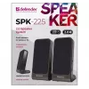DEFENDER SPK-225 Ενσύρματα ηχεία 2.0, 4 W RMS, USB/DC 5 V, 3,5 mm, μαύρα