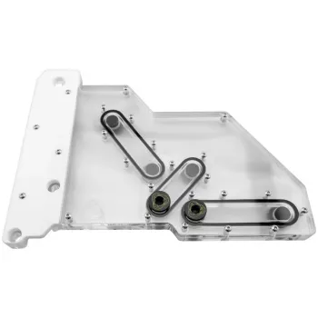 Singularity Computers Spectre 2.0 Elite Kit Side Distro Plate - λευκό