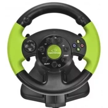 Ενσύρματο Gaming-Controller ESPERANZA EG104 για PlayStation 3 και Xbox 360, Μαύρο/Πράσινο