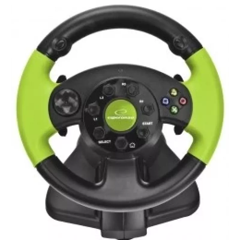 Ενσύρματο Gaming-Controller ESPERANZA EG104 για PlayStation 3 και Xbox 360, Μαύρο/Πράσινο