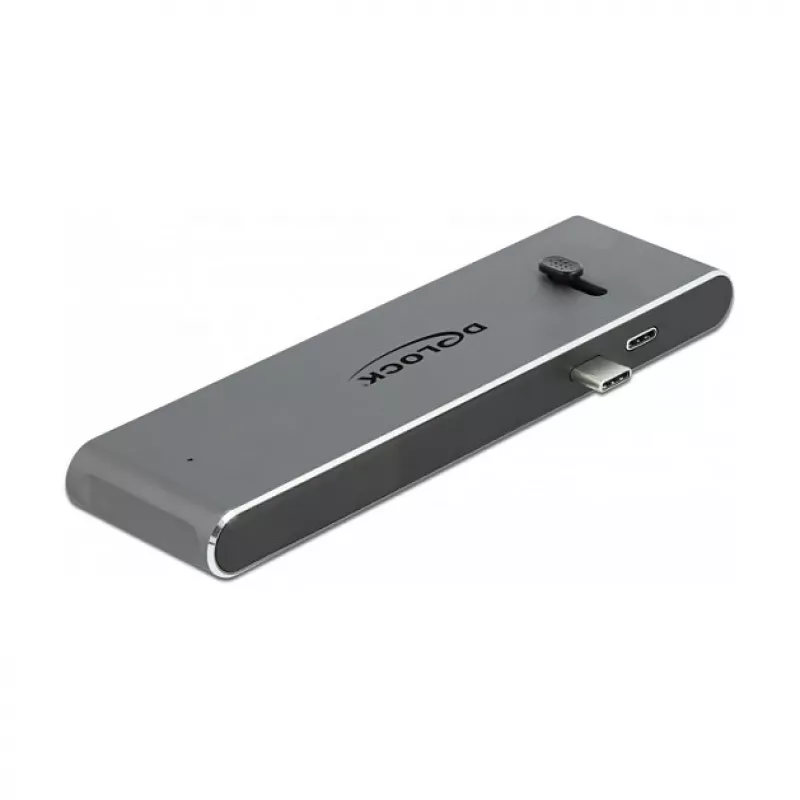 Σταθμός σύνδεσης DeLOCK Dual USB Type-C με HDMI USB 3.2 SD PD 3.0