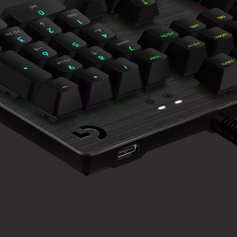 Logitech G512 Πληκτρολόγιο Gaming, Μαύρο, Ενσύρματο, Ελβετικό Layout, 920-009347
