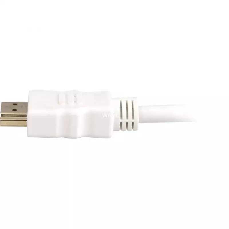 Καλώδιο High Speed HDMI με Ethernet λευκό, 2 μέτρα