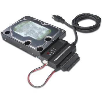 DIGITUS DA-70325 - Ελεγκτής αποθήκευσης - 6,4 cm, 8,9 cm (2.5, 3.5) - ATA / SATA 3Gb/s - 300MBps - USB3.0 (DA-70325)