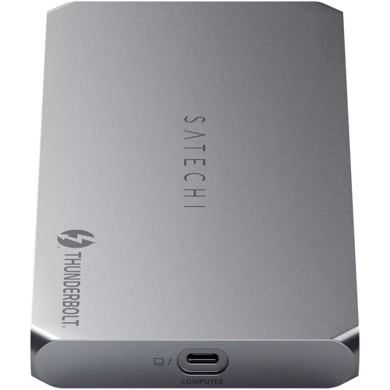 Satechi Thunderbolt 4 Dock ST-DT4MDM-EU — Thunderbolt 4 Docking station, 2× HDMI 2.0, 2× USB-A 3.2