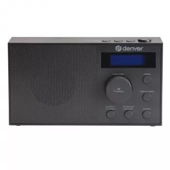 Ραδιόφωνο DENVER DAB-51B — συμπαγές ψηφιακό ραδιόφωνο DAB+/FM/AM, μαύρο