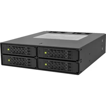 ICY DOCK - ToughArmor - MB994SP-4S - Backplane SAS/SATA II, Trayless, 4x SAS/SATA 2,5 ίντσες Εσωτερικό σε 4x SATA Host - Αλουμίνιο - μαύρο - SAS/SATA 6 Gbit/s - Ανεμιστήρας 40 mm