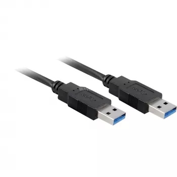 Wentronic Goobay Καλώδιο USB 3.0 SuperSpeed, Μαύρο, 3 m - Βύσμα USB 3.0 (Type A) > Βύσμα USB 3.0 (Type A) (93929)