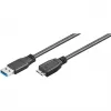 Καλώδιο USB-A σε Micro-USB-B GOOBAY 95026 — 1,8 m, βύσμα-σε-βύσμα, μαύρο