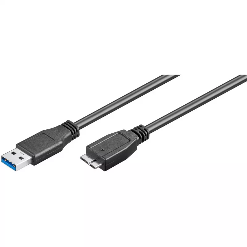 Καλώδιο USB-A σε Micro-USB-B GOOBAY 95026 — 1,8 m, βύσμα-σε-βύσμα, μαύρο