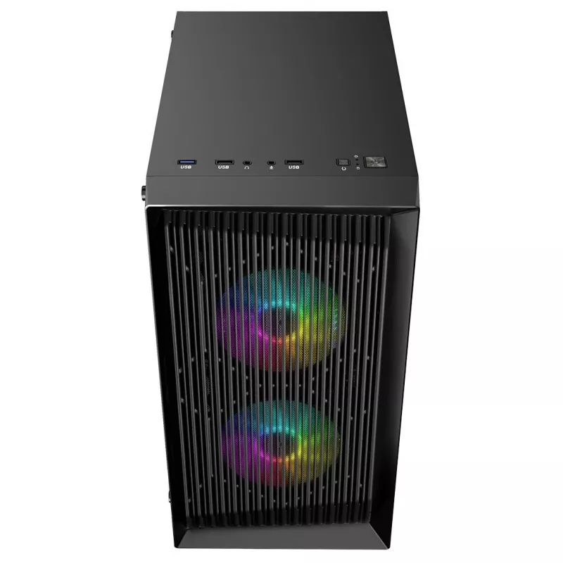 Κουτί υπολογιστή Logic Concept Atos AM-ATOS-10-0000000-0002 ATX μαύρο