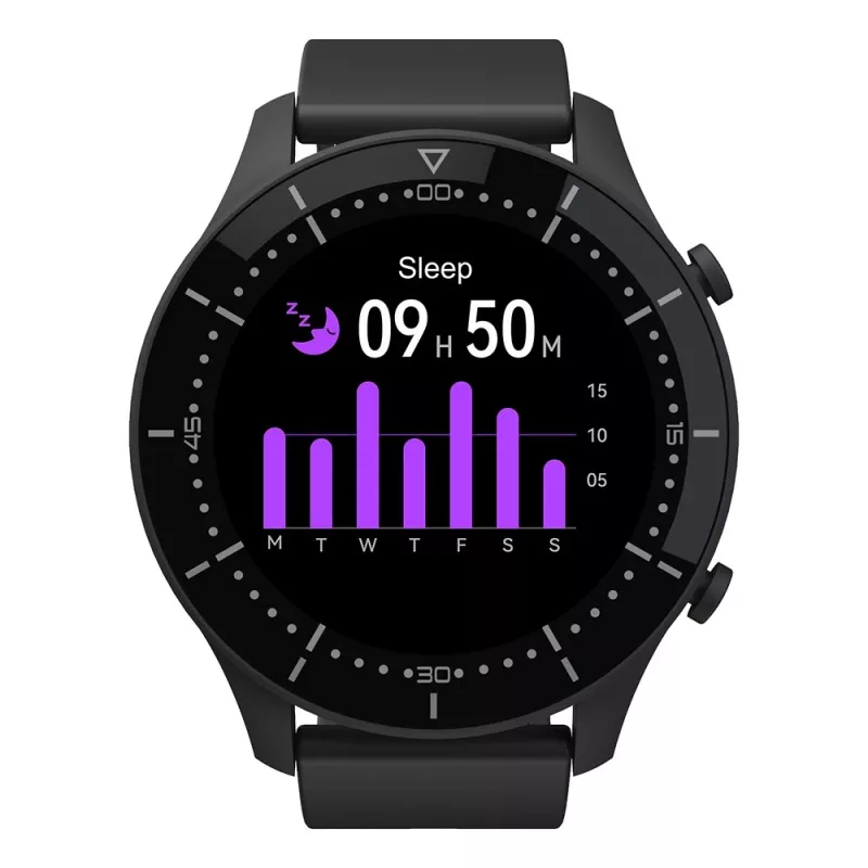 Smartwatch MEDIA-TECH MT870 — οθόνη αφής IPS 1,3 ιντσών (3,3 cm), θήκη 51 mm, Bluetooth, μαύρο