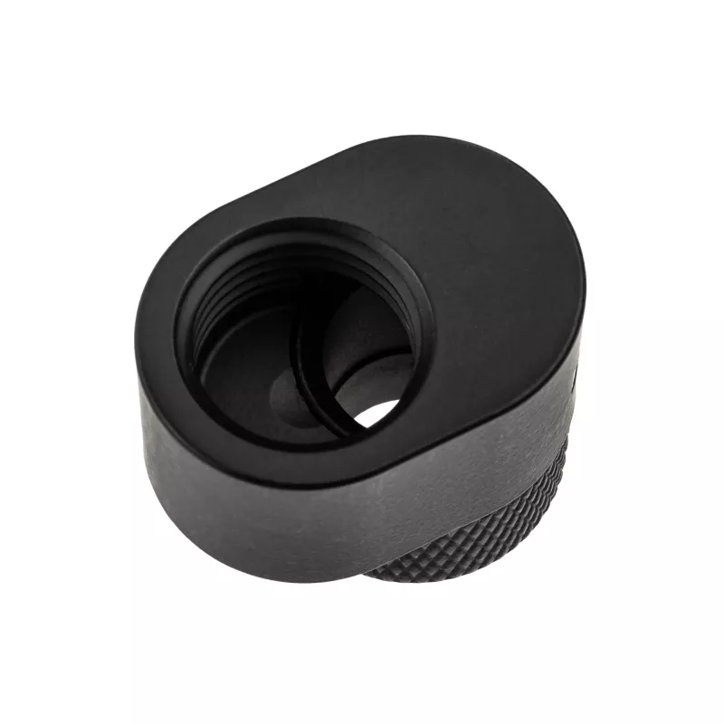 XSPC G1/4 Rotary 7mm Offset Fitting - μαύρο ματ