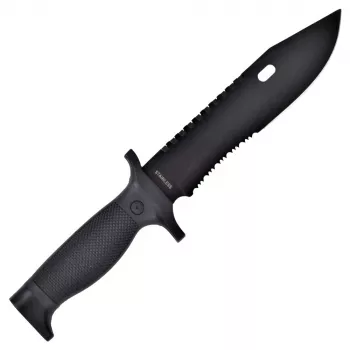 SCK 828-6 Μαύρο τακτικό μαχαίρι