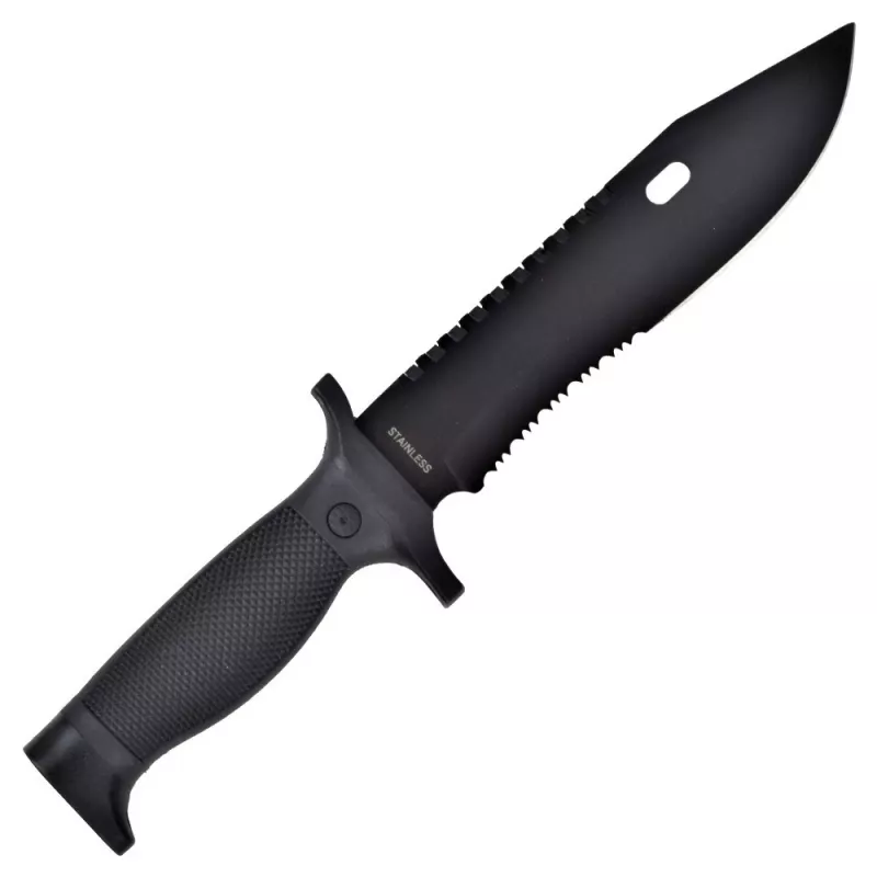 SCK 828-6 Μαύρο τακτικό μαχαίρι