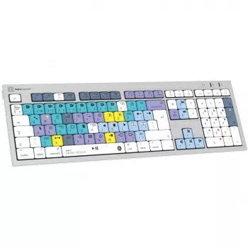 Πληκτρολόγιο Logickeyboard LKB-RESC-CWMU-UK Office USB QWERTY αγγλικό