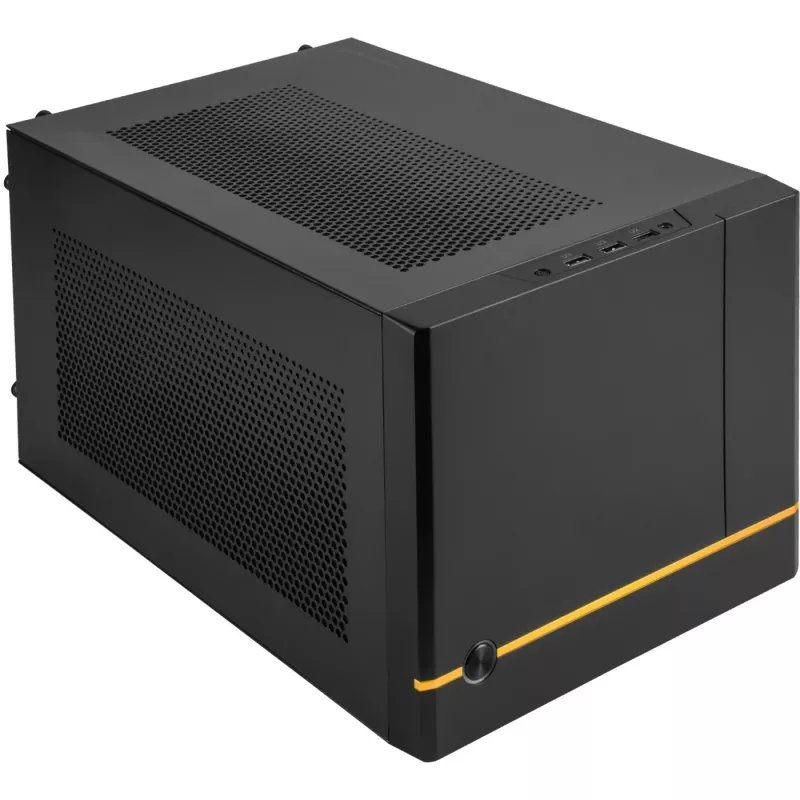 SilverStone SUGO SG14B - Tower - Mini-DTX - χωρίς τροφοδοτικό (ATX / PS/2) - Μαύρο - USB/Audio (SST-SG14B)