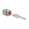 Delock 86404 Keystone-Module RJ45 Secure Cat.6 σε LSA, Λευκό