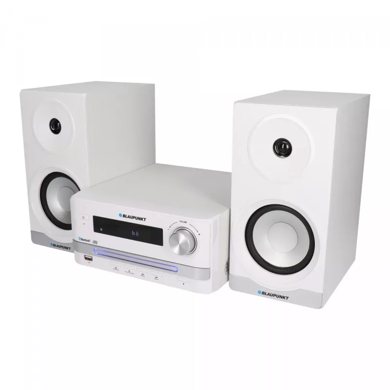 Home Audio μικροσύστημα BLAUPUNKT MS16BT 15 W, CD/USB/MP3, Bluetooth, FM RDS, λευκό