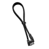 CableMod ModMesh Καλώδιο SATA-3 με ορθογώνιο σύνδεσμο 30 cm - Μαύρο