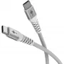 Super-μαλακό πλεκτό καλώδιο USB 2.0, βύσμα USB-C > βύσμα USB-C (Λευκό, 1 μέτρο)
