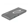 Σταθμός σύνδεσης DeLOCK USB Type-C DP 1.4 Triple οθόνη 4K
